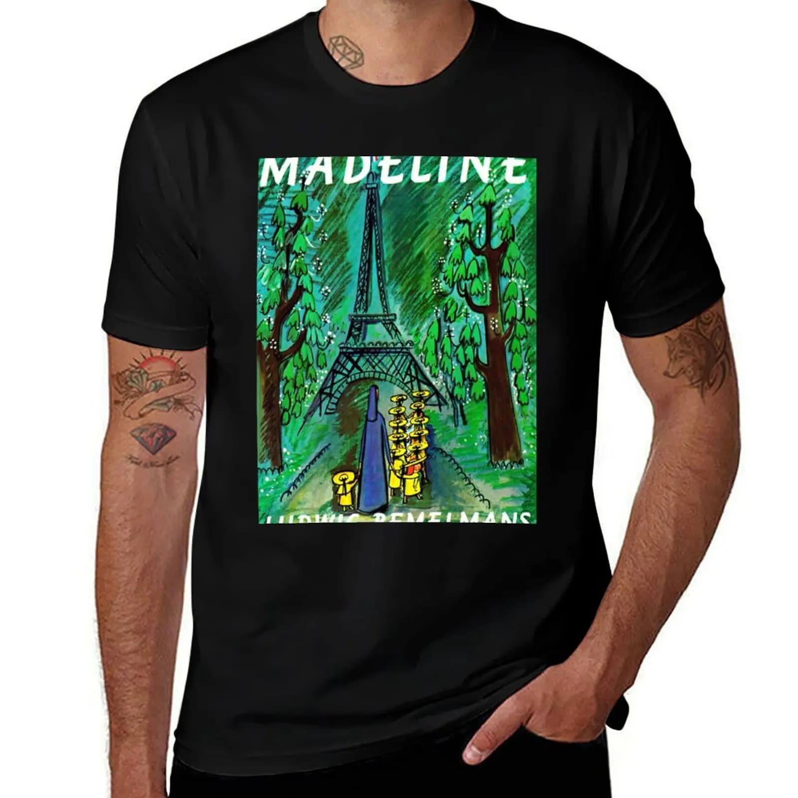 Madeline Vintage Children's Book Cover Poster T-Shirt Thanksgiving Day Tee Top T-Shirt