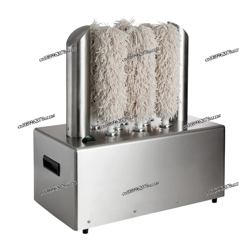 Eight-head Cup Cleaner Star Bar Restaurant Glass Electric Polishing Drying