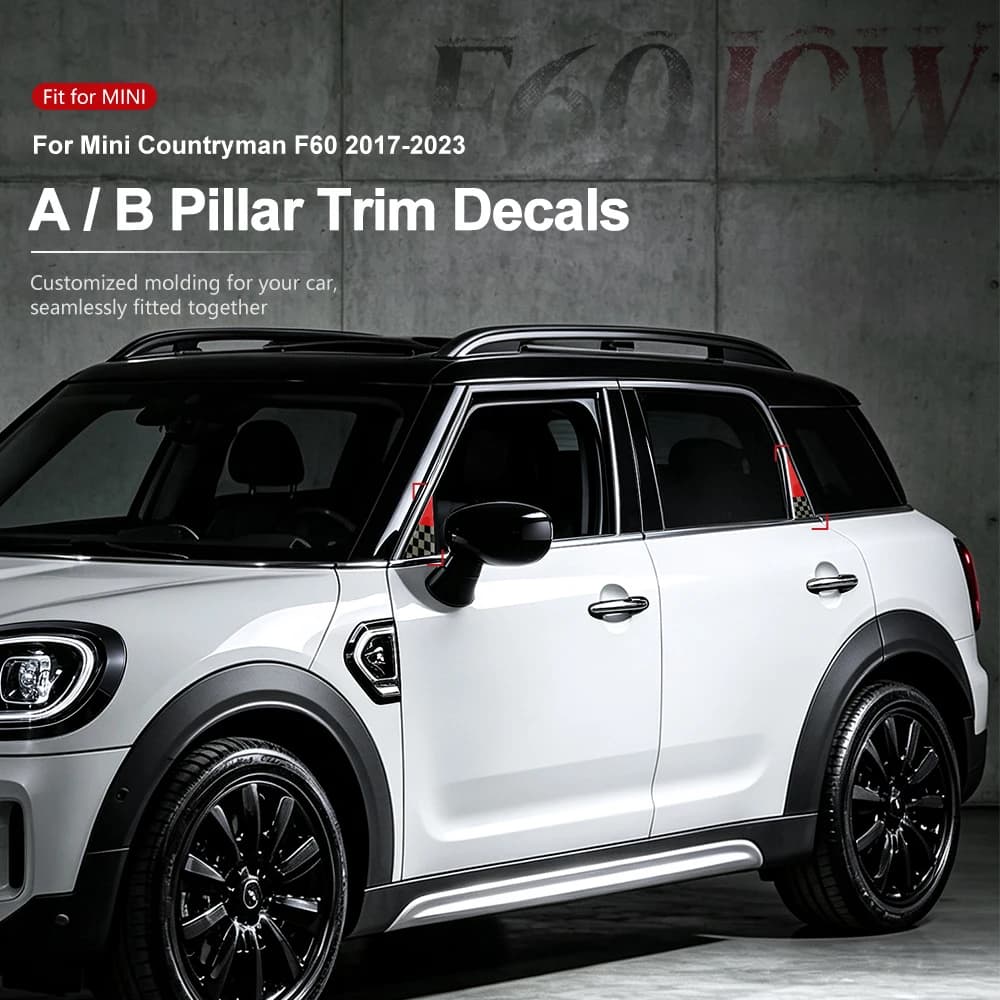 A Pillar/B Pillar Drip Adhesive Tape Dropping Gule for Mini Countryman F60 2017-2023 Car Body Exterior Decoration Sticker