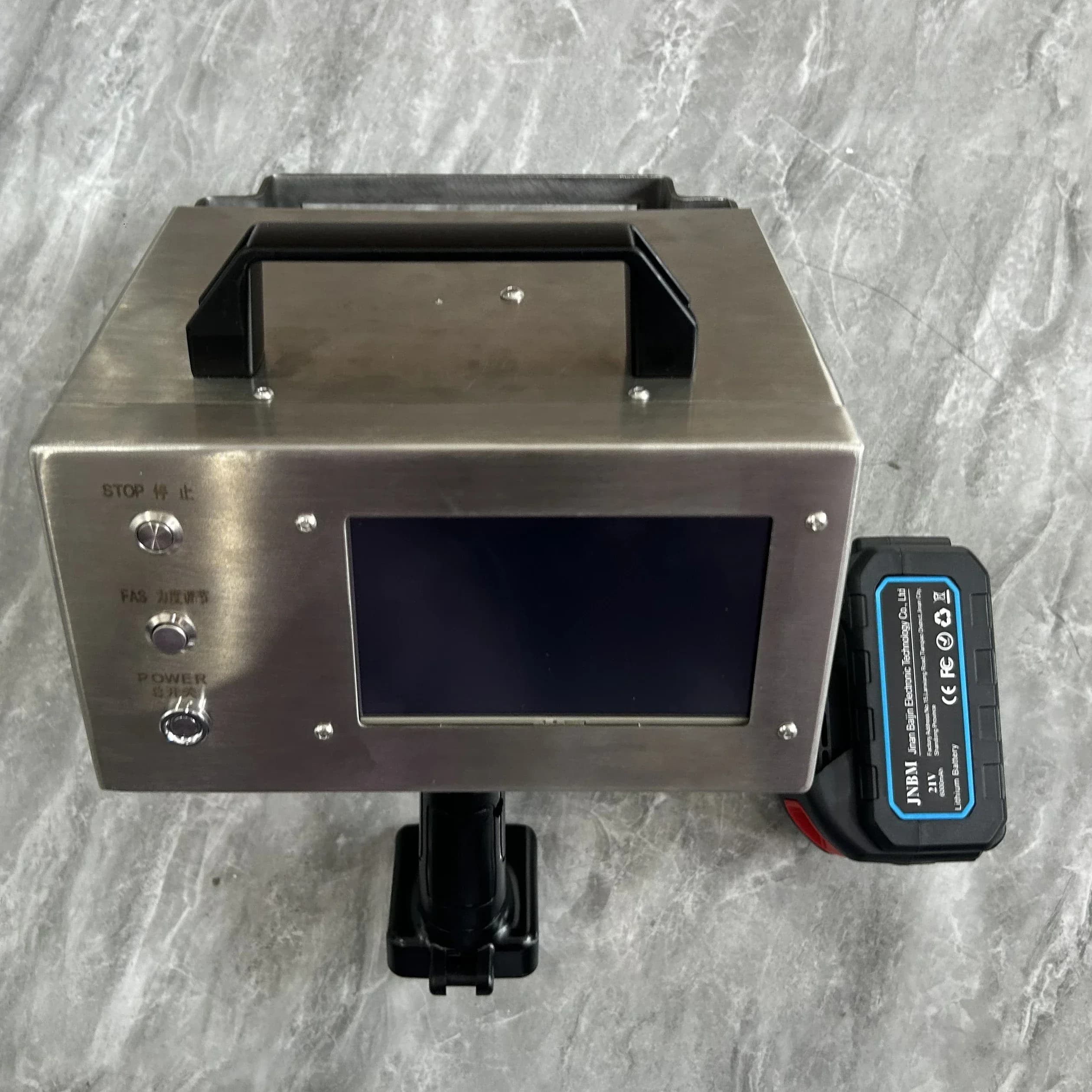 Professional Multi-Function Small Handheld Pneumatic Electric Marking Machine With LCD Touch Screen