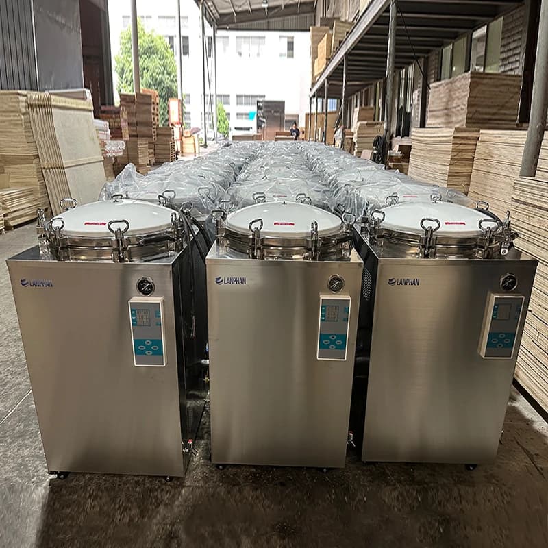 Fully Stainless Steel Structure 35L 50L 75L 100L 150 Liters Autoclave Pressure Steam Sterilization Machine for Cans US Warehouse