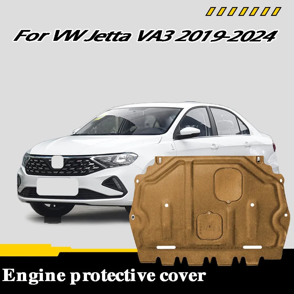 Vehicle - Specific Splash - Proof Durable Sturdy Engine Undercover And Lower Mudguard For VW Jetta VA3 2019-2024 1.5L