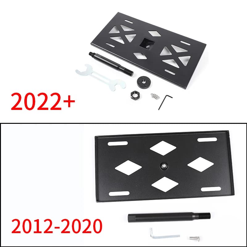 For Subaru BRZ 2012+ Aluminum Front License Plate Side Trailer License Plate Rack Without Punching License Plate Rack