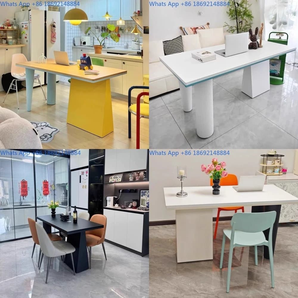 Nordic dopamine family small unit dining table and chair combination restaurant dining  table with negotiation table