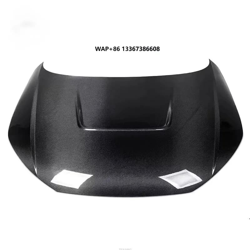 Car Hood TTRS TTS Carbon Fiber Hood Double Carbon Fiber