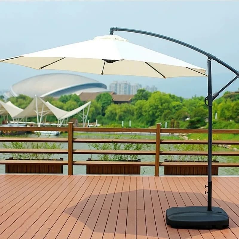 Large umbrella outdoor canopy balcony security Roman umbrella sun outdoor parasol courtyard 3m banana umbrella