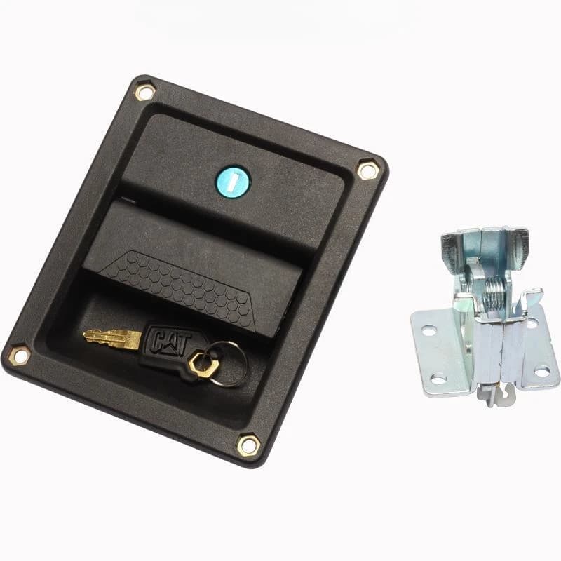 For Caterpillar CAT Excavator E312 323 320GC New Toolbox Lock Side Door Lock Outer Handle Lock Block