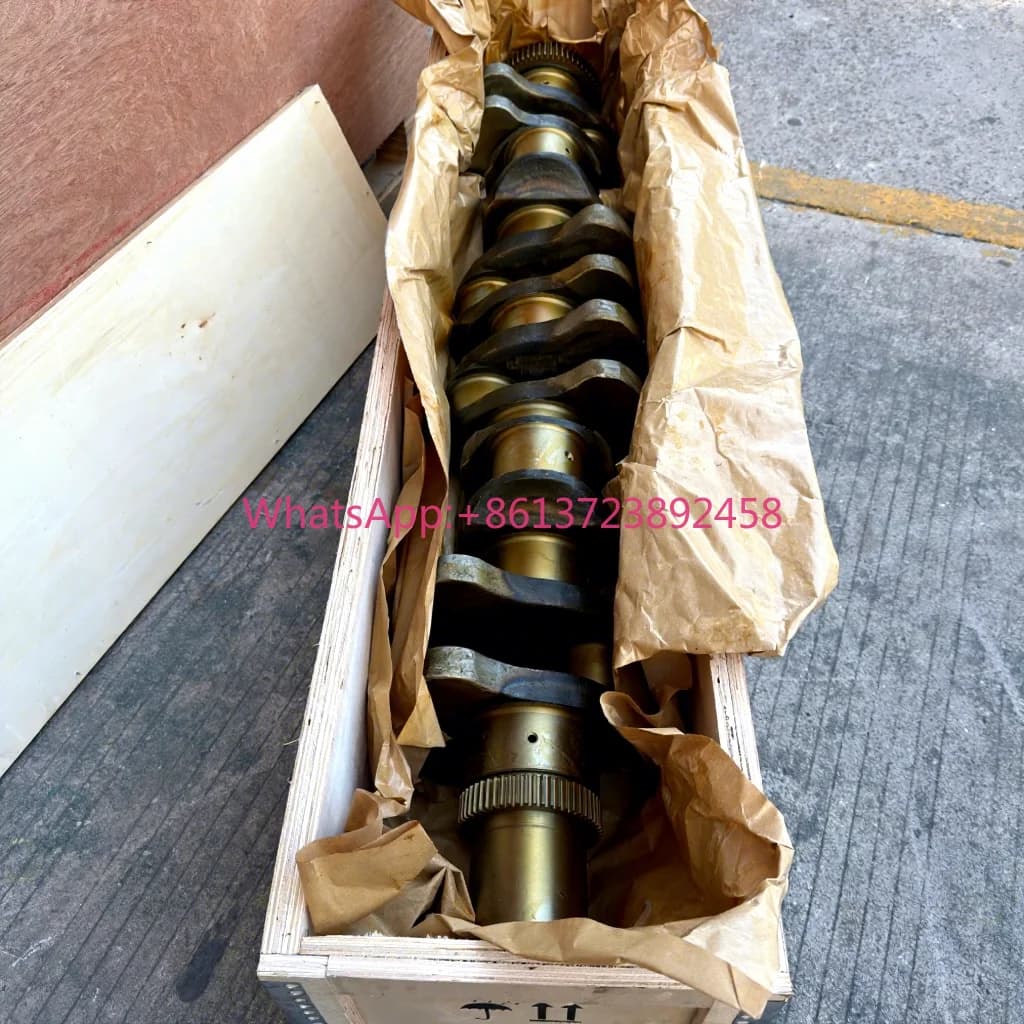 High Quality Crankshaft 4334457 for Cummins QSK23 Komatsu S6D170-5 Engine PC1250-7 Excavator Heavy  Parts