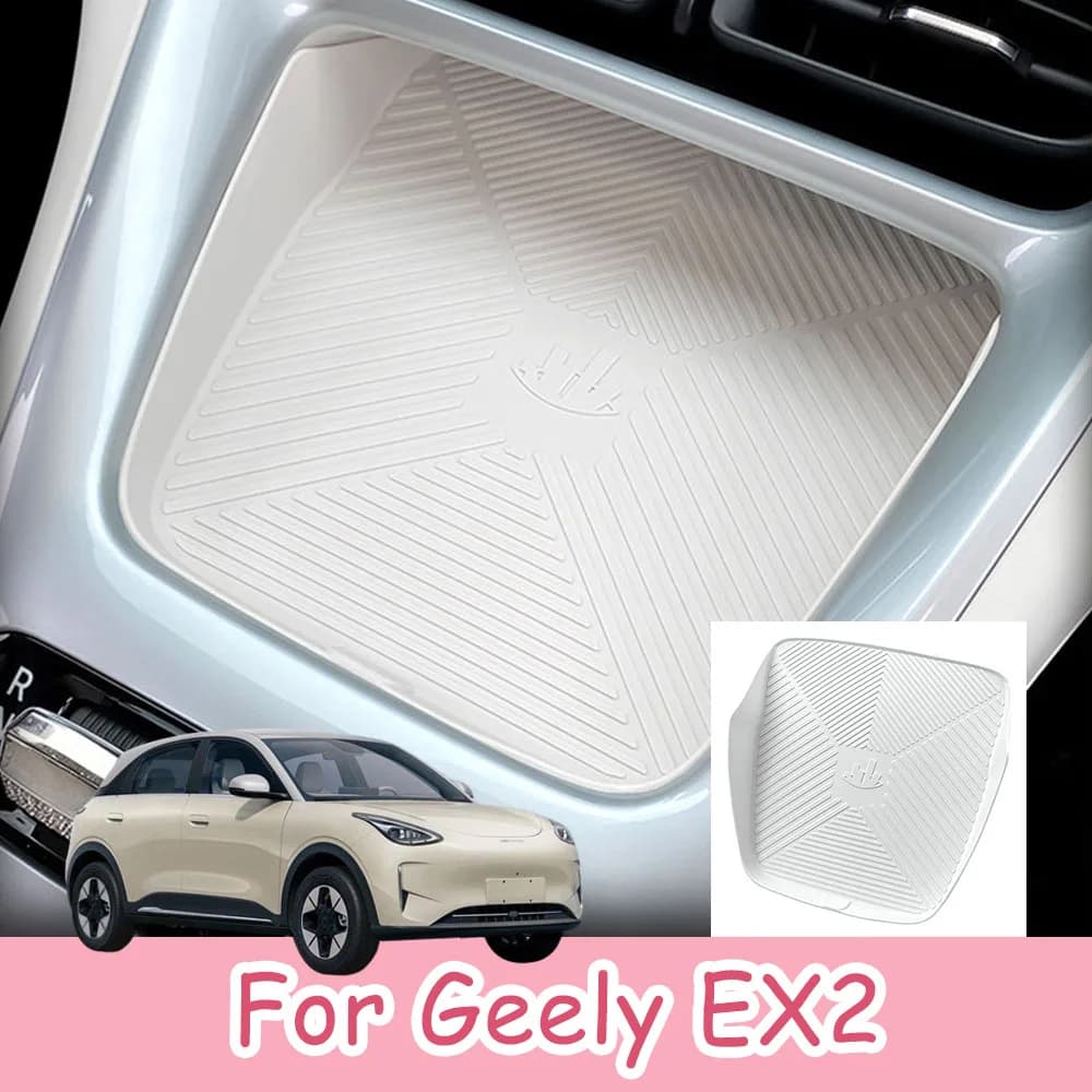 Fit For Geely EX2 Geome 2025 2026 Wireless Charging Pad Silicone Material Interior Modification Supplies Scratch-resistant