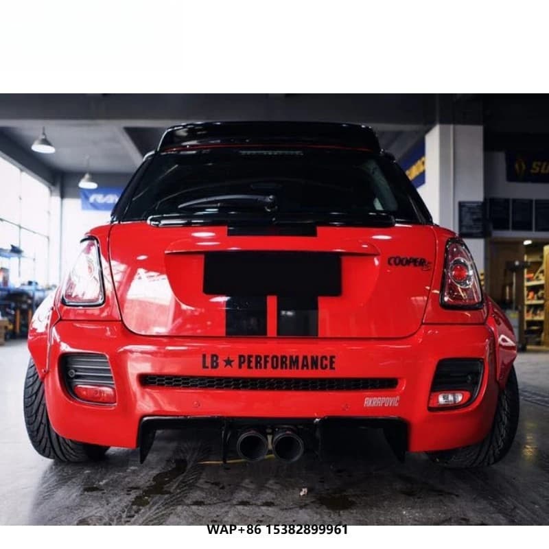 R56 Body Kits Fit for R56 2006-2012 Year to LB Style Wide Body Kits FRP Material Car Bumpers Wide Full Kits for R56 Coupe