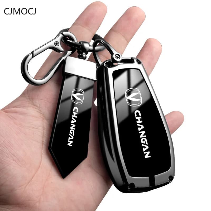 Premium Zinc Alloy Key Cover Case for Changan CS75 Plus/CS55/Eado/UNI-T/Oshan/UNI-V/X5 - Protective Key Fob Shell
