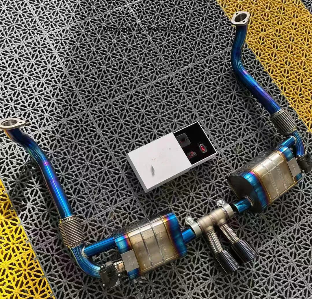 New for 718 982 High-quality Stainless Steel Straight Exhaust Pipe Supports Customized GT4 Models