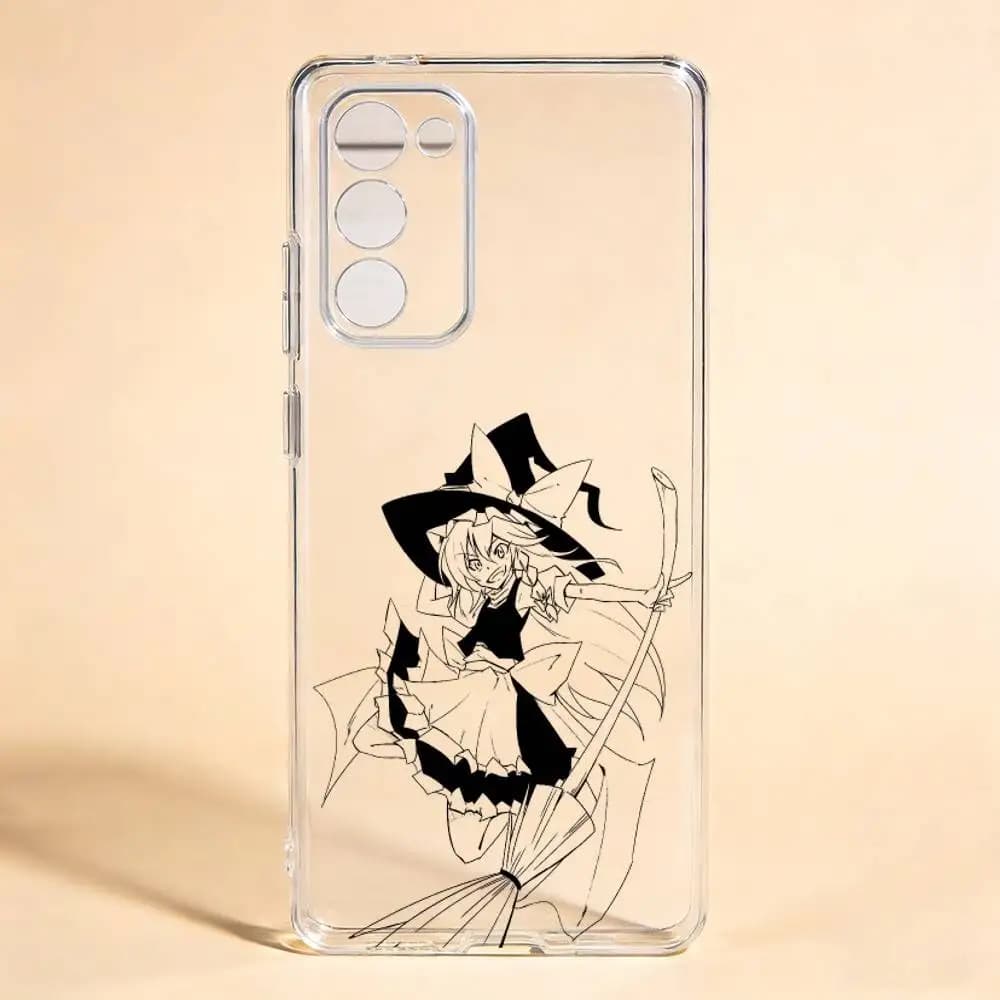 Touhou Project Marisa Kirisame  Phone Case For Samsung Galaxy S24 S25 S23 S22 S21Transparent Case Cover