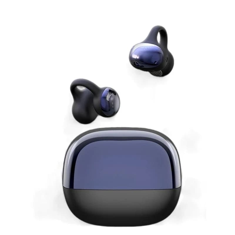 Bluetooth headset, clip-on ear APP positioning W68 new silicone all-inclusive ear high sound quality