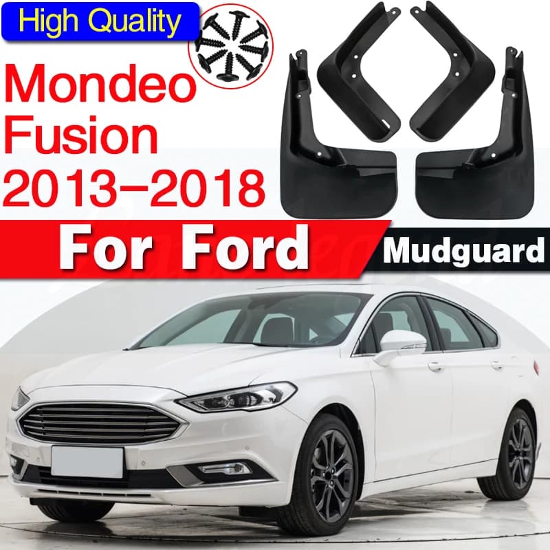 For Ford Fusion Mondeo 2013 2014 2015 2016 2017 2018 Set Molded Mud Flaps Splash Guards Mudguards Front Rear Fender