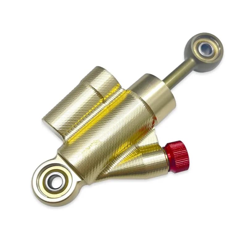 Short Adjustable Off-Road Motocross Steering Damper Stabilizer Safety Control Universal for Honda CRF250R Husqvarna FS450