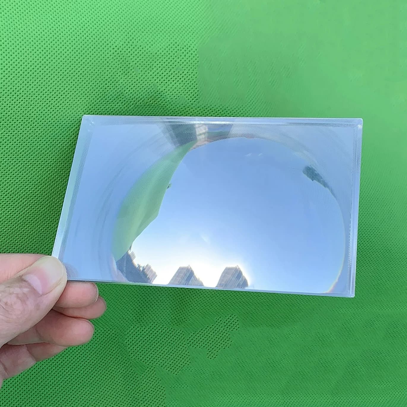 Security Mirror Acrylic Reducer Lens Reflective Indoor Safety Sign Garage ATM Wide Angle Magnifying Glass Fresnel Optical Lenses