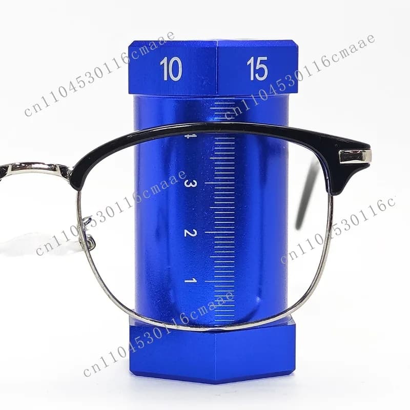Three-hole machine liner horizontal scriber lens template scriber glasses processing pupil height tool parallel calibration line