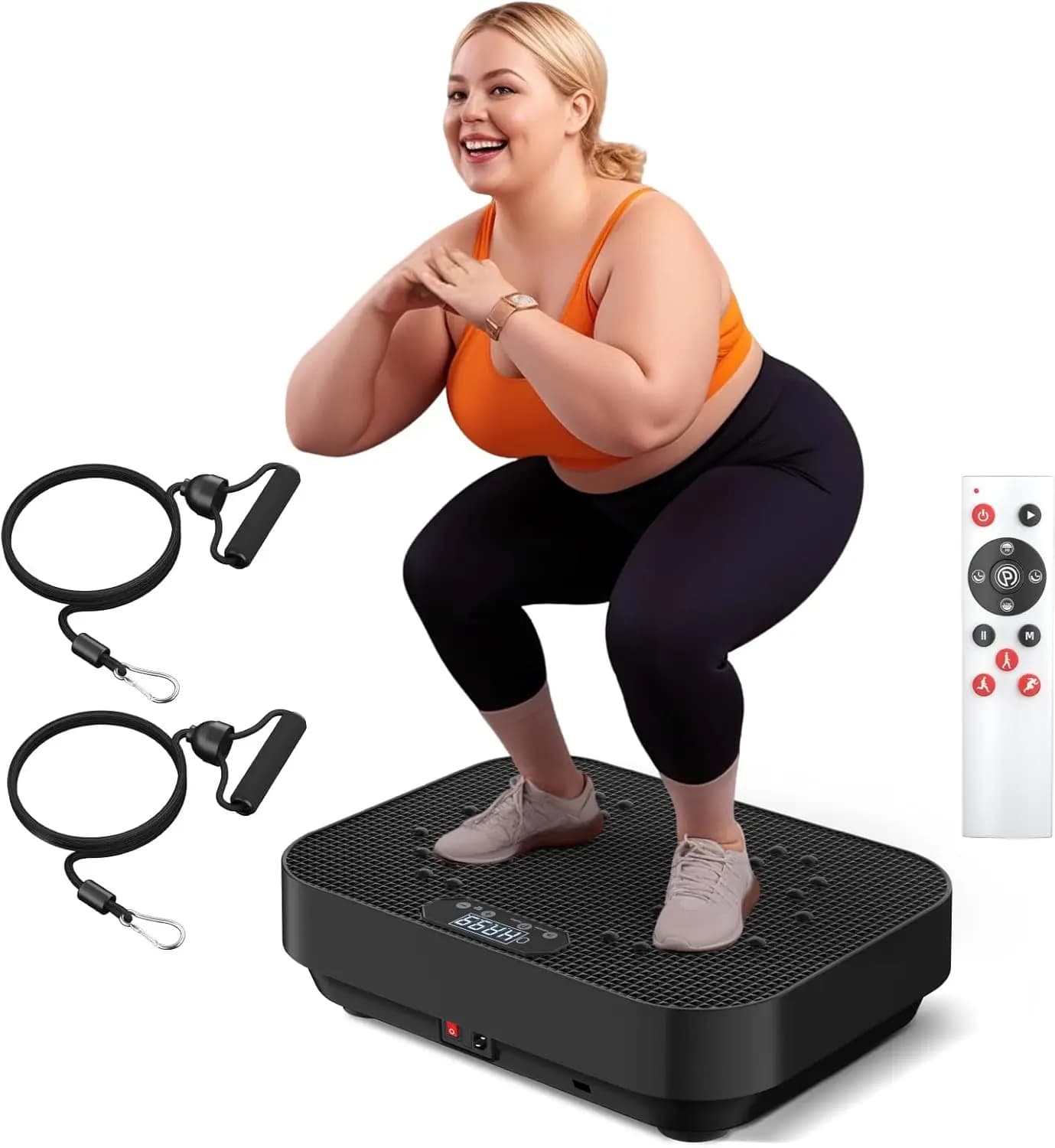 2025 New Power Home Gym Use Workout Mini Compact Weight Loss Vibration Plate Exercise Machine for Woman and Man