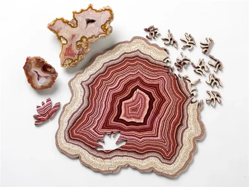 Agate Puzzle Blue Agate Puzzle High Difficulty Hell Difficulty Wooden Puzzle