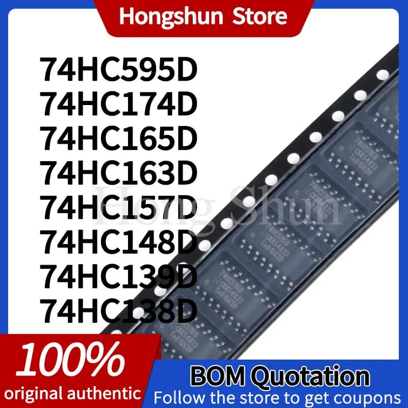 Phone case 74HC595D 74HC174D 74HC165D 74HC163D 74HC157D 74HC148D 74HC139D 74HC138D Phone case
