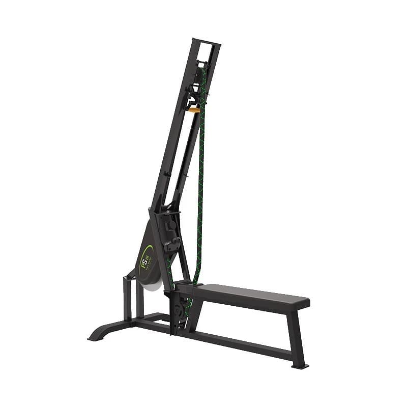 Adjustable tensile rope resistance rope puller with elastic rope