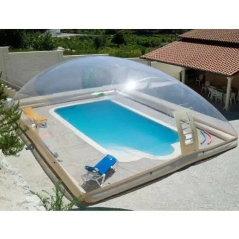 Manufacturer's price is cheap, pool cover transparent air inflatable swimming pool dome tent accessories
