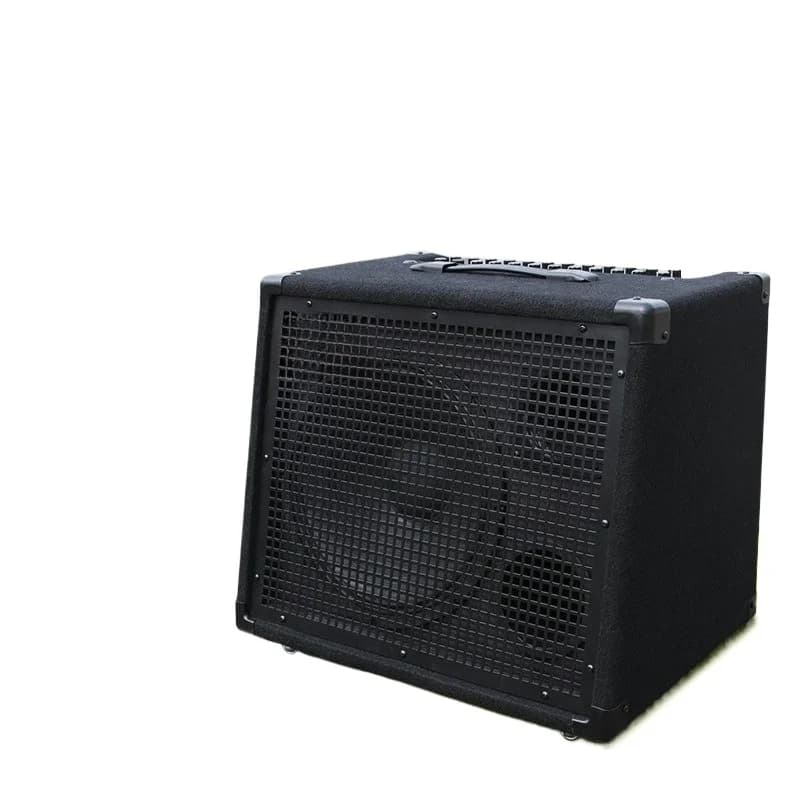Bakelite guitar for singing and playing, electric drums, dedicated electronic keyboard, outdoor rehearsal sound system