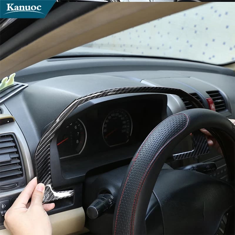 Speedometer Surround For Honda CRV 2007 2008 2009 2010 2011 Carbon Fiber Stickers Car Interior Decorative Accessories