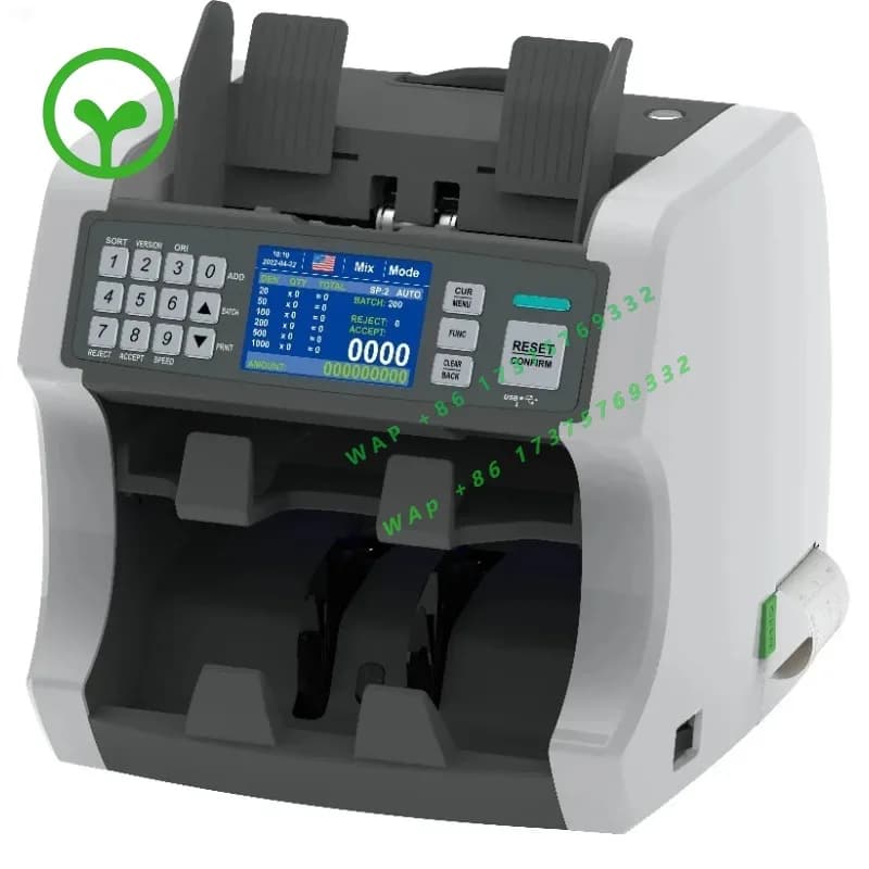 【Brand New】 Money Printing Machine Bill Counter Machine Money Counting Machine Fake Money Detector With UV MG IR CIS
