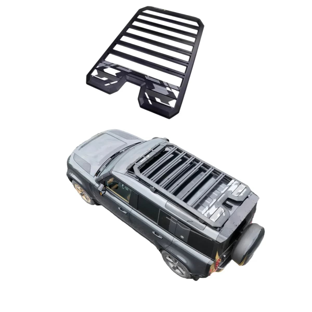 KQX For Land Rover Defender 90 110 130 4x4 Off Road Accessories Car Roof Racks Roof Luggage Cargo Carrier Bracket Roof Rack