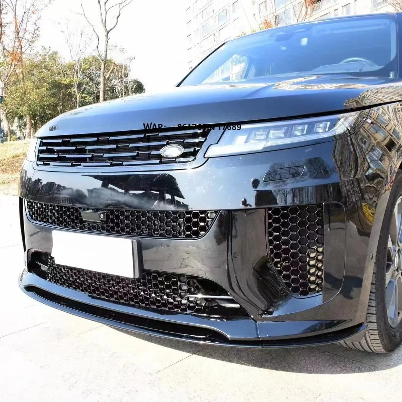 Auto Part for RANGE ROVER Sport 2023 Upgrade to 2023 SV Model Body Kit with Car Bumper Rear Lip Exhaust Pipes