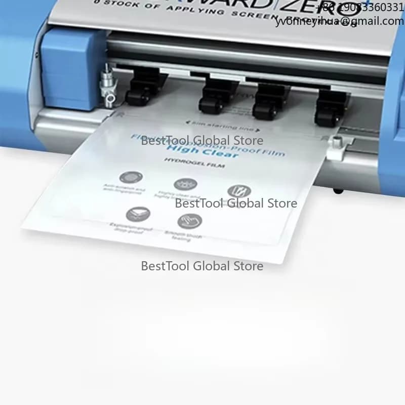 FOR-WARDBig Promotion GB Version ZERO+ Cutter PlotterMachine Screen Protector Cutting Machine Hydrogel TPU Film For Ipad Iph-one