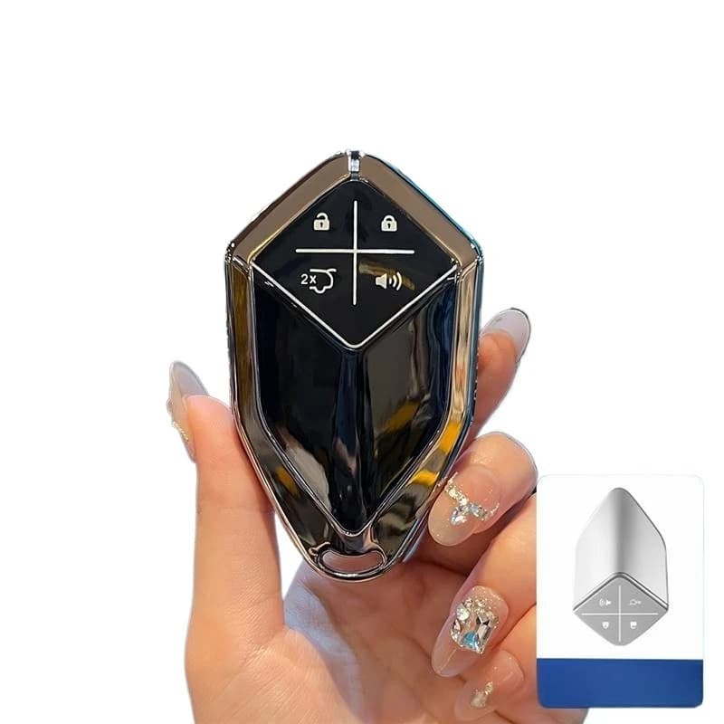 Premium Zinc Alloy Key Cover Case for Changan Shenlan S7/SL03/S05/S07/G318/L07/S7i (2025) - Protective Key Fob Shell Keychain