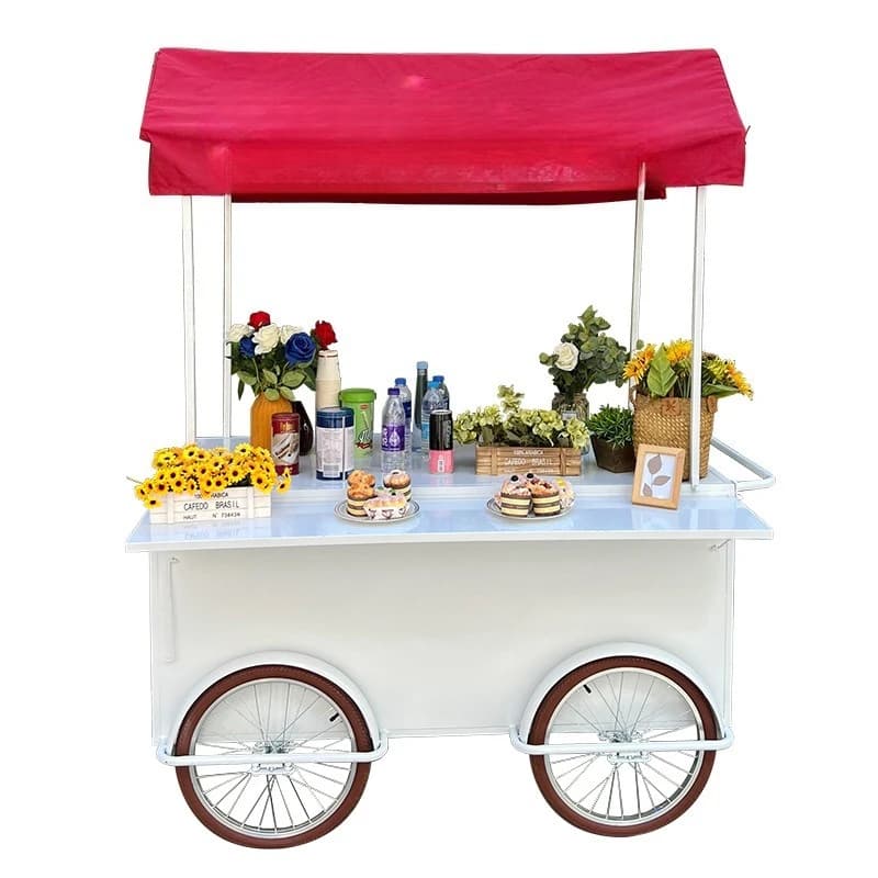 Outdoor Mobile Food Truck Stall Snack Truck Promotional Stall Truck