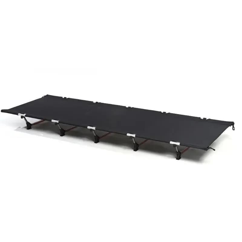 Camping crib Lightweight aluminum alloy foldable portable single camping bed Modern design metal frame crib