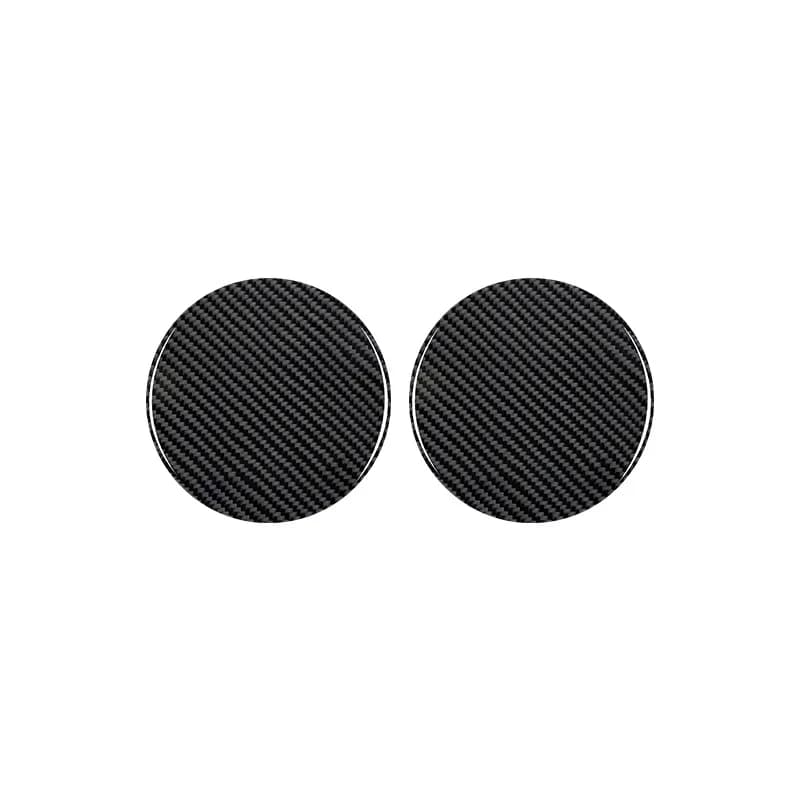 For 20-23 BMW 2 Series GT Carbon Fiber Front Drain Coaster Decorative Stickers Interior Modification Stickers