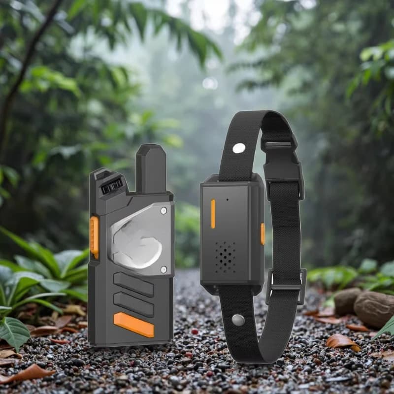 Rechargeable 1640 feet smart dog training collar nylon environmentally friendly remote control waterproof