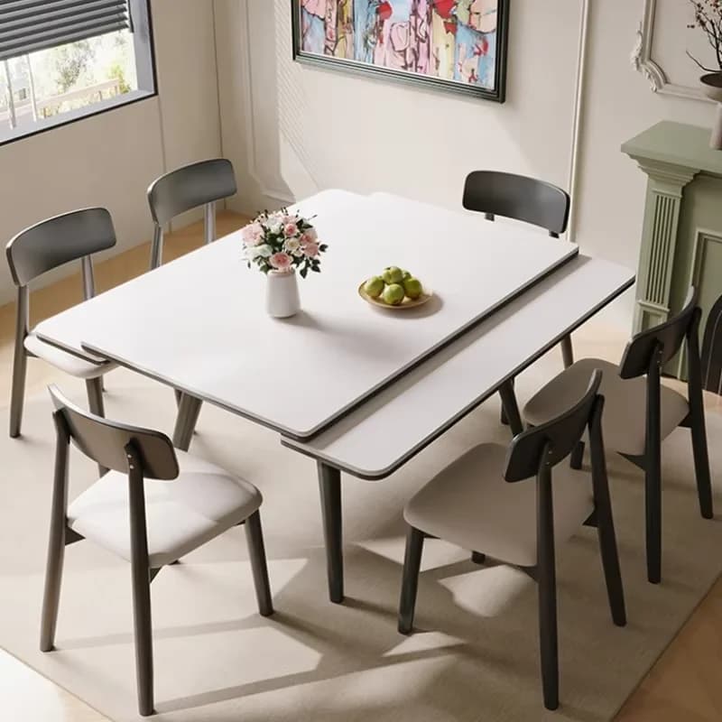 Modern Rectangular Dining Table Kitchen Nordic Restaurant Dining Table Luxury Designer Tavolo Pranzo Allungabile Home Furniture