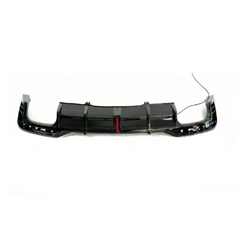 Factory A5 S5 Glossy Black Diffuser Carbon Fiber Texture Rear Bumper Splitter Lip for Audi A5 S5 B9.5 2020 2021 2022 2023 2024