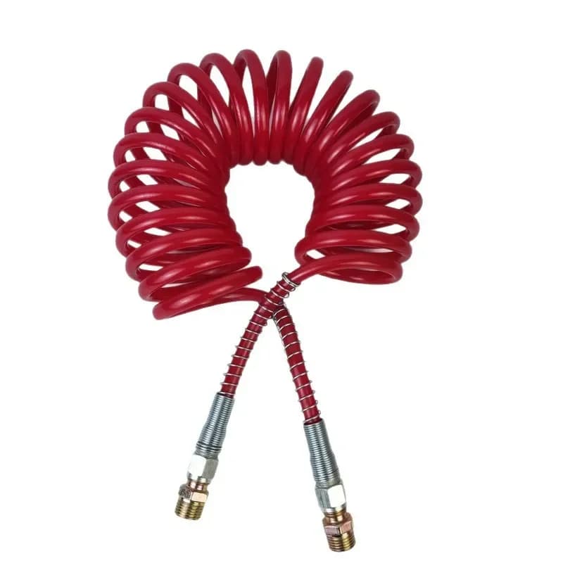 PU nylon trailer   connecting   spring,   spiral pipe large ring