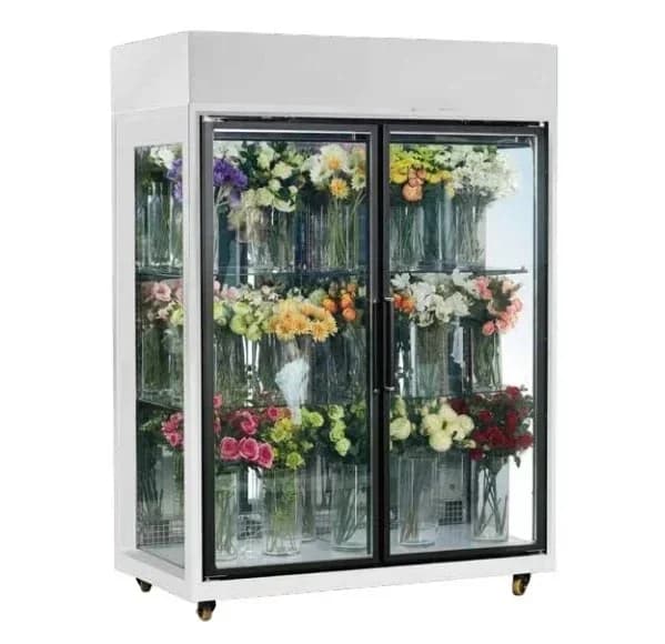 Luxury Flower Shop Cooling Chiller Display Fridge Cabinet for Flowers