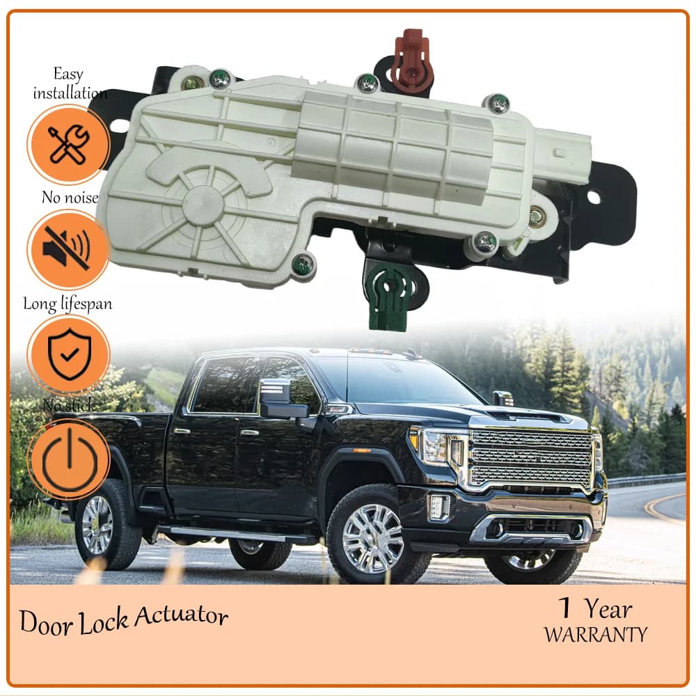 Vibration Resistant Liftgate Lock Actuator Unit, Aligns with 2019-2021 Chevy and GMC Silverado Sierra HD Series,oem 84873070