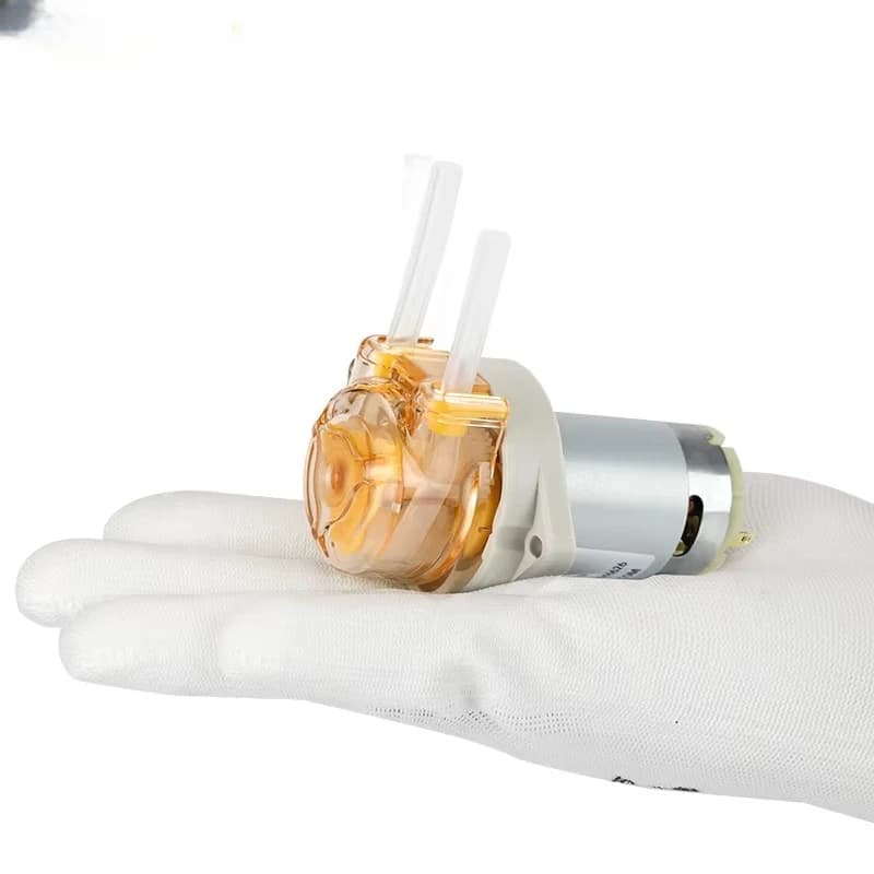 Micro Peristaltic Water Pump 6V 12V 24V for Filling Soap Detergent Liquid Dispenser with Silicone Tubing