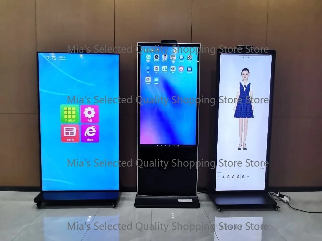 Smart Kiosk Vertical LCD Advertising Display Digital Signage Totem Floor Standing Touch Screen for 55 65 75 Inch Best Selling