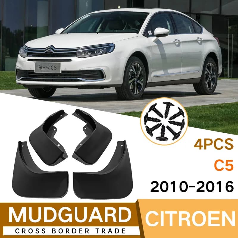 For Citroen C5 2010-2016 fender tiles front and rear auto parts 4runner accessories car accessories mud flaps fender flares