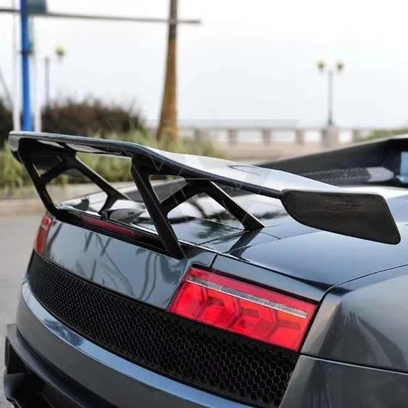 DMC GT Style Wet Carbon Fiber Car Parts Rear Spoiler for Lambo Gallardo LP550 LP560 LP570 2008-2014 Carbon Tail Wing