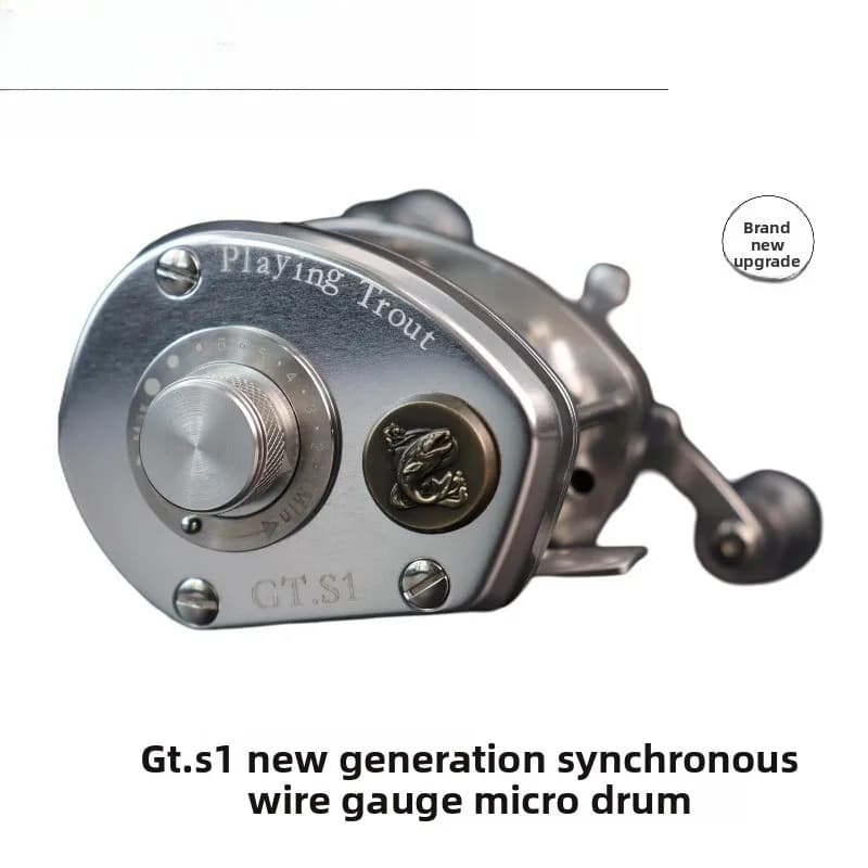 The drum wheel is machined entirely from metal and lightweight, with a whistling sound