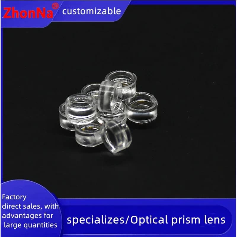 3mm Diameter Optical Focusing Lens F2.9 Focus Dot Laser Module Biconcave Lens Plastic Material Laser Accessories 1.5mm Thickness