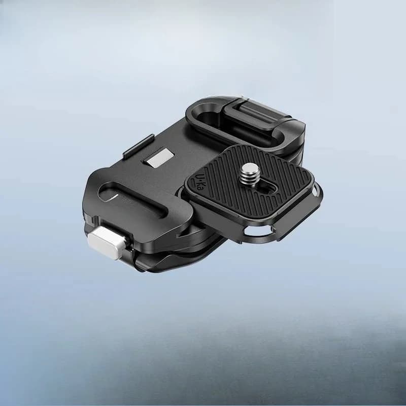 Backpack Camera Clip Mount Strap Clamp Kit Universal Quick Release Plate